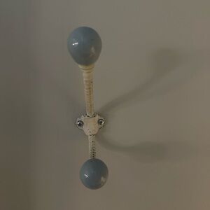 Elegant Blue Double Wall Hook